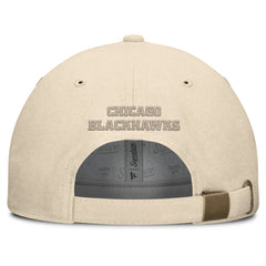 Chicago Blackhawks Fanatics Front Office Canvas Adjustable Hat - Tan - NHL