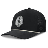 Boston Bruins Fanatics Front Office Performance A-Frame Adjustable Hat - Black - NHL