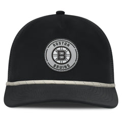 Boston Bruins Fanatics Front Office Performance A-Frame Adjustable Hat - Black - NHL