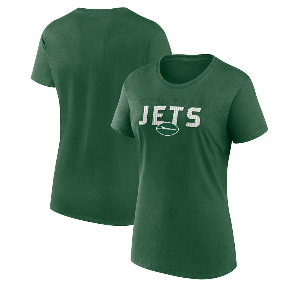 New York Jets Logo Athletic Women's Lean T-Shirt Green | NFL