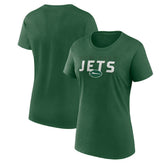 New York Jets Logo Athletic Women's Lean T-Shirt Green | NFL