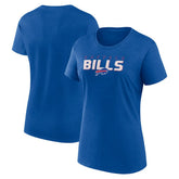 Buffalo Bills Logo Athletic Women's Lean T-Shirt Royal | NFL