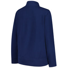 Dallas Cowboys Logo Athletic Women's Velocity Quarter-Zip Jacket Navy | NFL
