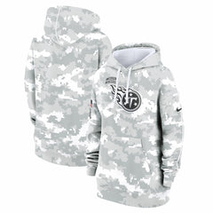 Tennessee Titans Women's 2024 Salute To Service Club Fleece Oversized Pullover Hoodie Arctic Camo | Nike for Sale