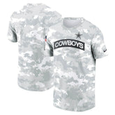 Dallas Cowboys 2024 Salute To Service Performance T-Shirt Arctic Camo | Nike for Sale
