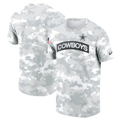 Dallas Cowboys 2024 Salute To Service Performance T-Shirt Arctic Camo | Nike for Sale