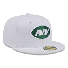 New York Jets New Era Omaha 59FIFTY Fitted Hat White | NFL