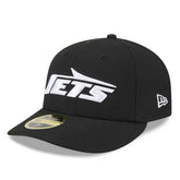 New York Jets New Era Omaha Low Profile 59FIFTY Fitted Hat Black | NFL