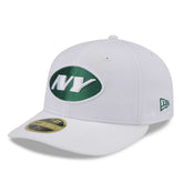New York Jets New Era Omaha Low Profile 59FIFTY Fitted Hat White | NFL