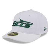 New York Jets New Era Wordmark Omaha Low Profile 59FIFTY Fitted Hat White | NFL