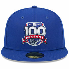 New York Giants New Era 100th Season 59FIFTY Fitted Hat Royal | NFL