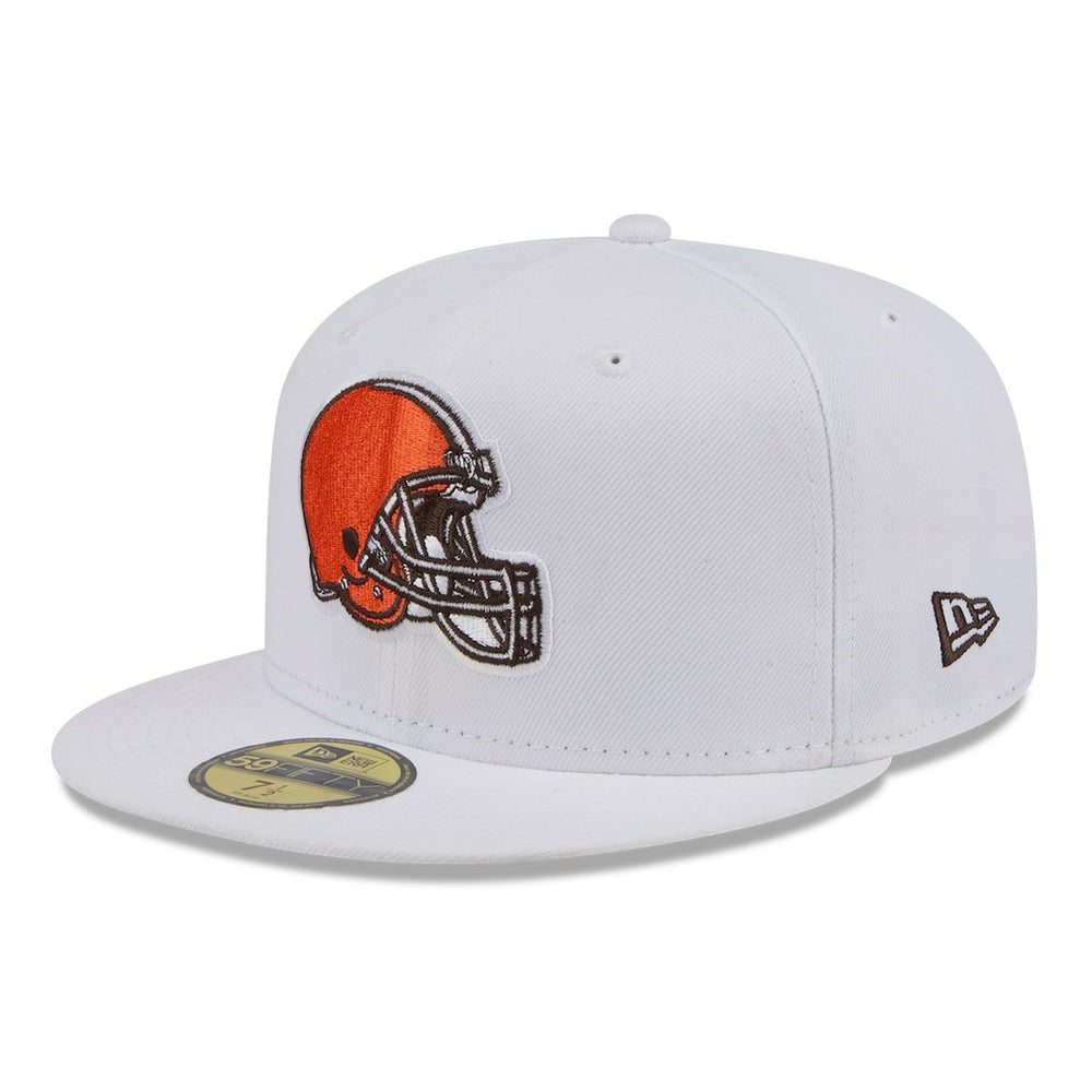 Cleveland Browns New Era Omaha 59FIFTY Fitted Hat White | NFL