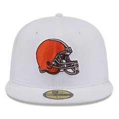 Cleveland Browns New Era Omaha 59FIFTY Fitted Hat White | NFL