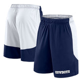 Dallas Cowboys Launch Shorts Navy/White | Fanatics