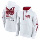 Miami Heat Game Time Crossover Pullover Hoodie White - NBA