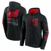 Portland Trail Blazers Game Time Crossover Pullover Hoodie Black - NBA
