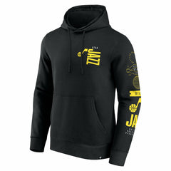 Utah Jazz Game Time Crossover Pullover Hoodie Black - NBA