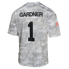 Sauce Gardner New York Jets Youth 2024 Salute to Service Game Jersey Arctic Camo | Nike for Sale