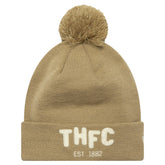Tottenham Hotspur New Era Boucle Cuffed Knit Hat with Pom Tan | New Era discount