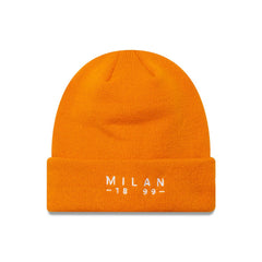 AC Milan New Era Wordmark Cuffed Knit Hat Orange | New Era Sale