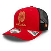 AC Milan New Era Heritage Gold Original Fit 9FIFTY Stretch-Snap Hat Red | New Era Online