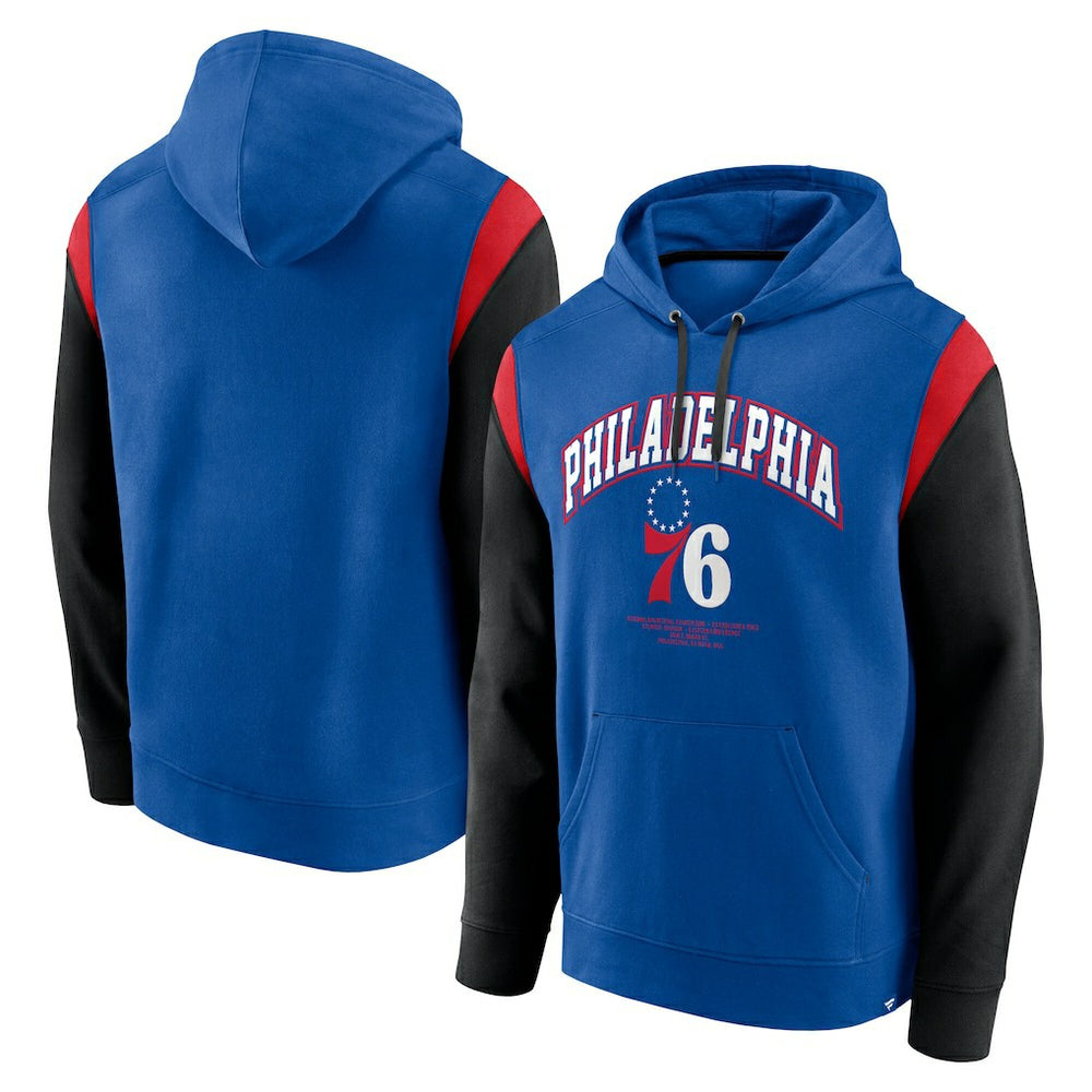 Philadelphia 76ers Scorer Pullover Hoodie Royal - NBA