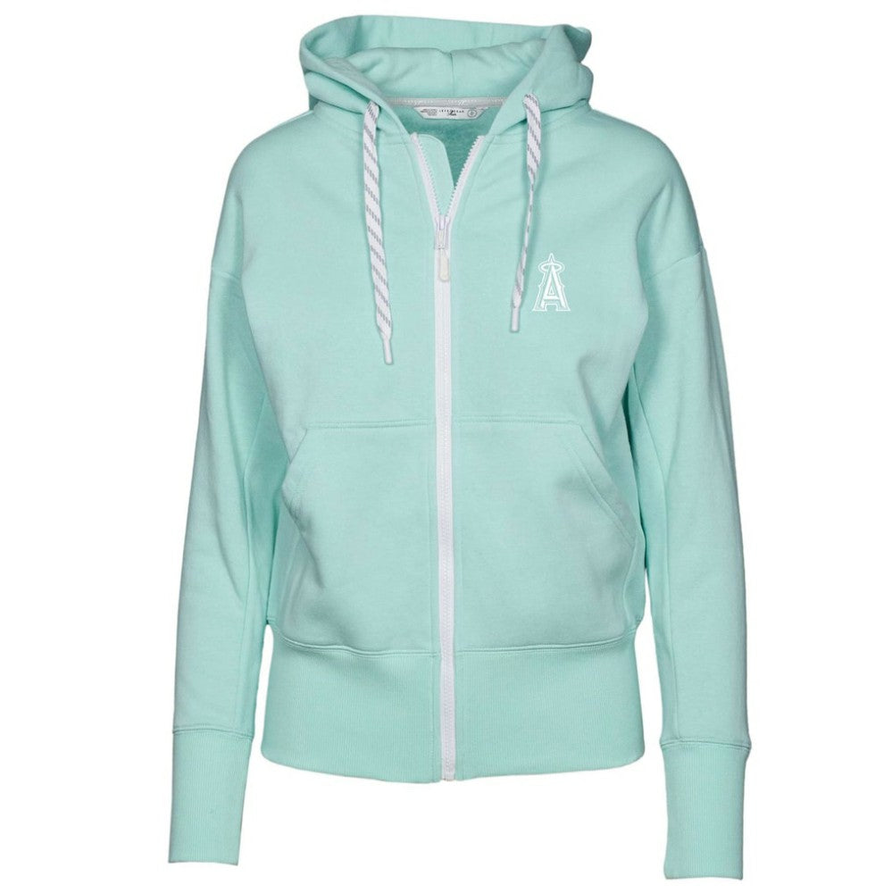 Los Angeles Angels Levelwear Women's Gardinia Core Full-Zip Hoodie - MLB