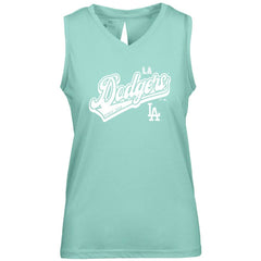Los Angeles Dodgers Levelwear Women's Paisley Sweep V-Neck Tank Top - MLB