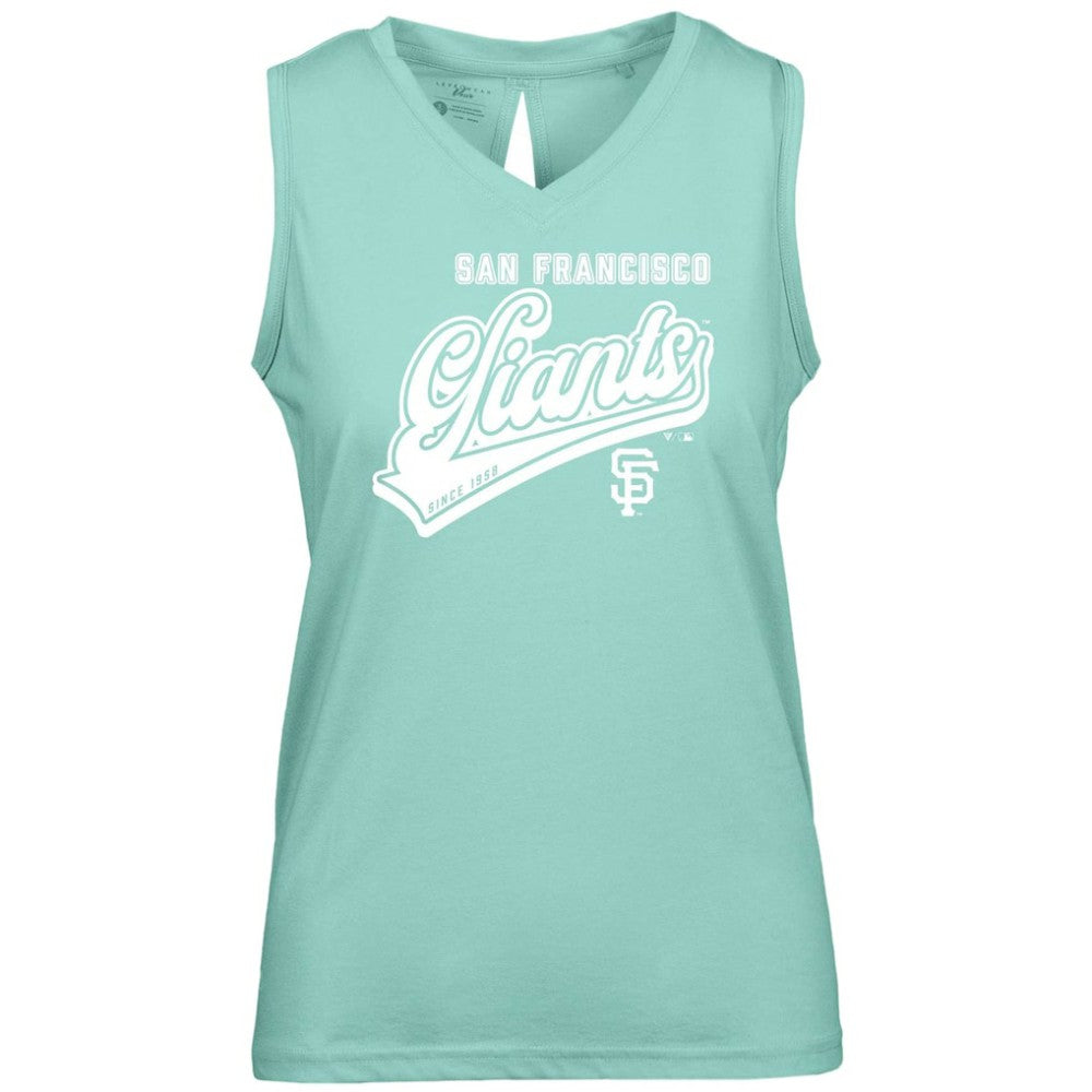 San Francisco Giants Levelwear Women's Paisley Sweep V-Neck Tank Top - MLB
