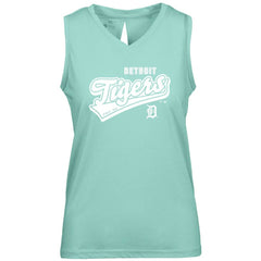 Detroit Tigers Levelwear Women's Paisley Sweep V-Neck Tank Top - MLB