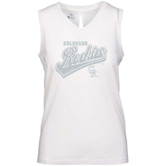 Colorado Rockies Levelwear Women's Paisley Sweep V-Neck Tank Top - MLB