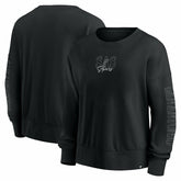 San Antonio Spurs Women's Oversized Game Day Pullover Sweatshirt Black - NBA