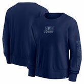 Memphis Grizzlies Women's Oversized Game Day Pullover Sweatshirt Navy - NBA