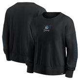 Golden State Warriors Women's Oversized Game Day Pullover Sweatshirt Black - NBA