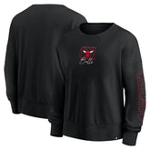 Chicago Bulls Women's Oversized Game Day Pullover Sweatshirt Black - NBA