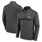 Jacksonville Jaguars Head-to-Head Quarter-Zip Pullover Charcoal | Fanatics