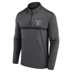 Las Vegas Raiders Head-to-Head Quarter-Zip Pullover Charcoal | Fanatics