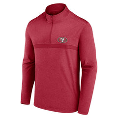 San Francisco 49ers Head-to-Head Quarter-Zip Pullover Scarlet | Fanatics