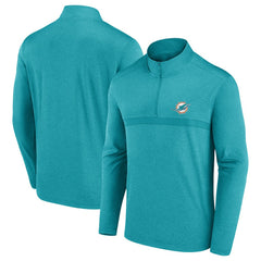 Miami Dolphins Head-to-Head Quarter-Zip Pullover Aqua | Fanatics