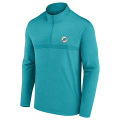 Miami Dolphins Head-to-Head Quarter-Zip Pullover Aqua | Fanatics