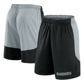 Las Vegas Raiders Launch Shorts Black/Silver | Fanatics