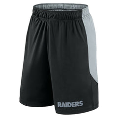 Las Vegas Raiders Launch Shorts Black/Silver | Fanatics