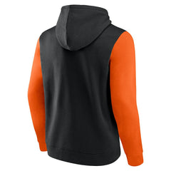 Cincinnati Bengals Outline Pullover Hoodie Black/Orange | Fanatics