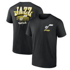Utah Jazz Logo Athletic Never Over T-Shirt Black - NBA