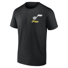 Utah Jazz Logo Athletic Never Over T-Shirt Black - NBA