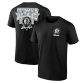 Brooklyn Nets Logo Athletic Never Over T-Shirt Black - NBA