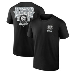 Brooklyn Nets Logo Athletic Never Over T-Shirt Black - NBA