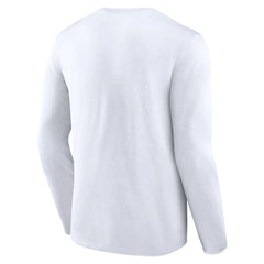 Brooklyn Nets Logo Athletic Vision Long Sleeve T-Shirt White - NBA