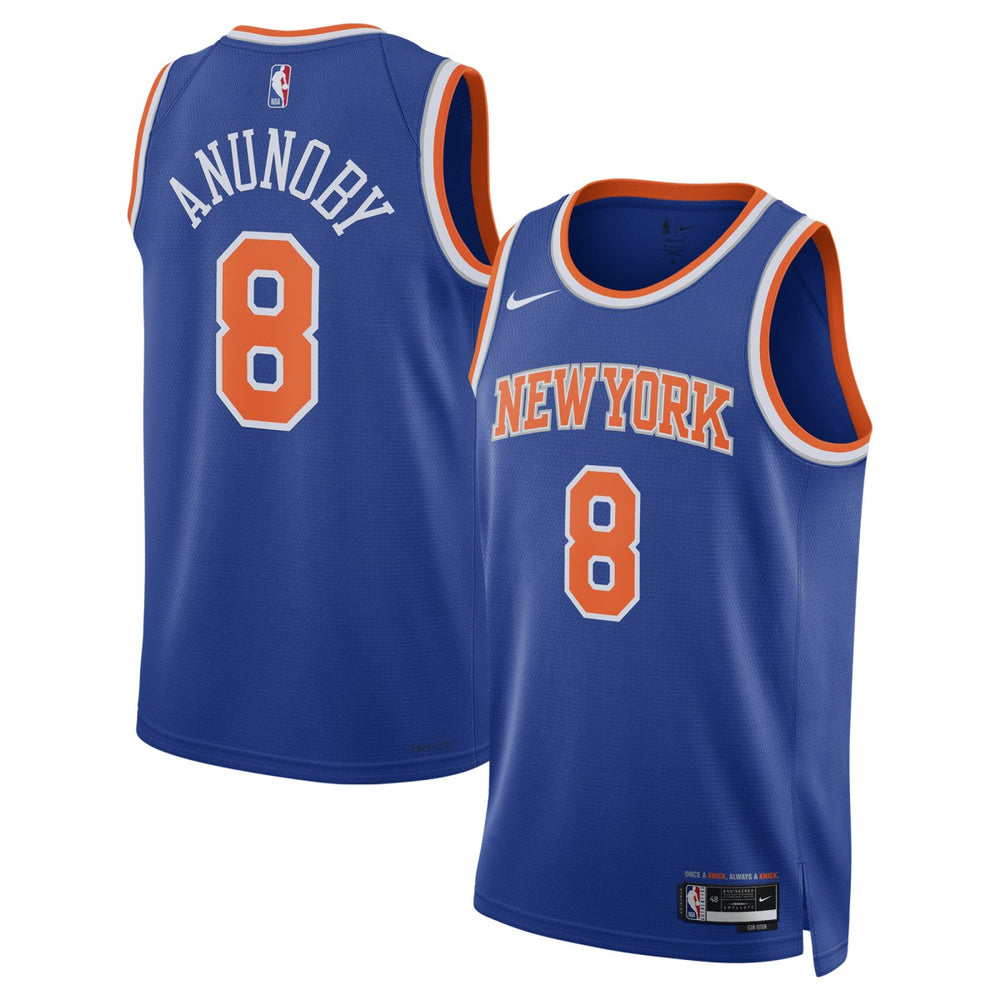 OG Anunoby New York Knicks Unisex Swingman Jersey Icon Edition Blue - NBA