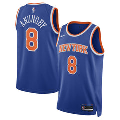 OG Anunoby New York Knicks Unisex Swingman Jersey Icon Edition Blue - NBA